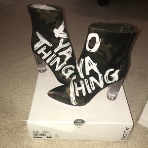 Aldo Oceani Army Fatigue “Do ya thing” Boots, 8.5